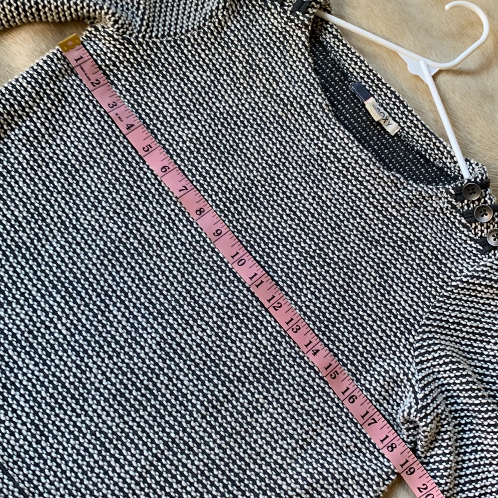 ROXY Marled Gray KNIT Pullover SWEATER - Picture 9 of 12